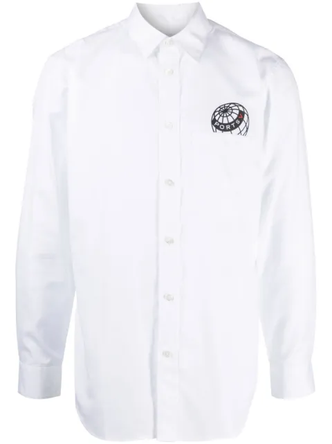 Ports V logo-print cotton shirt 