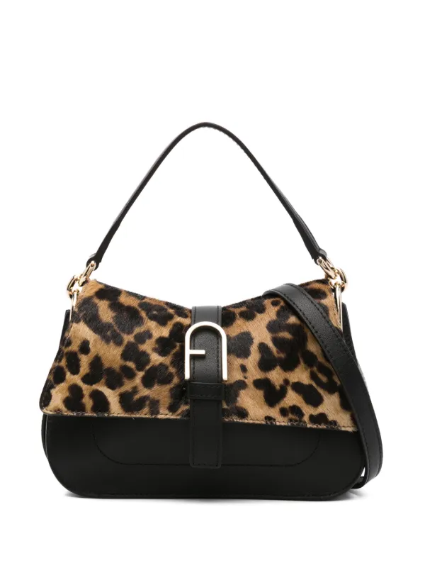 Furla Mini Flow leopard-print Tote Bag - Farfetch