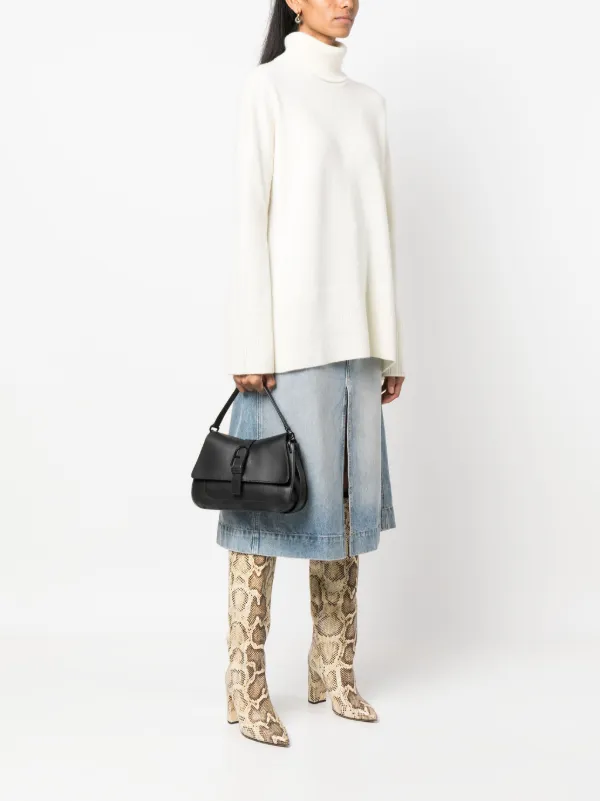 Furla レザーショルダーバッグ | ブラック | FARFETCH JP