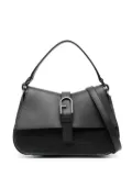 Furla mini Flow leather shoulder bag - Black