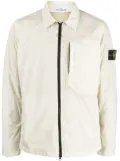Stone Island Compass-patch lightweight zip-up jacket - Neutrals