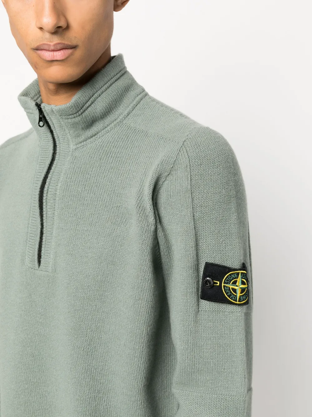 STONE ISLAND ストーンアイランド　ハーフジップニットハーフジップニット