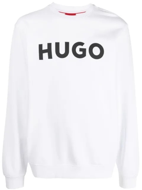 HUGO sudadera con logo estampado