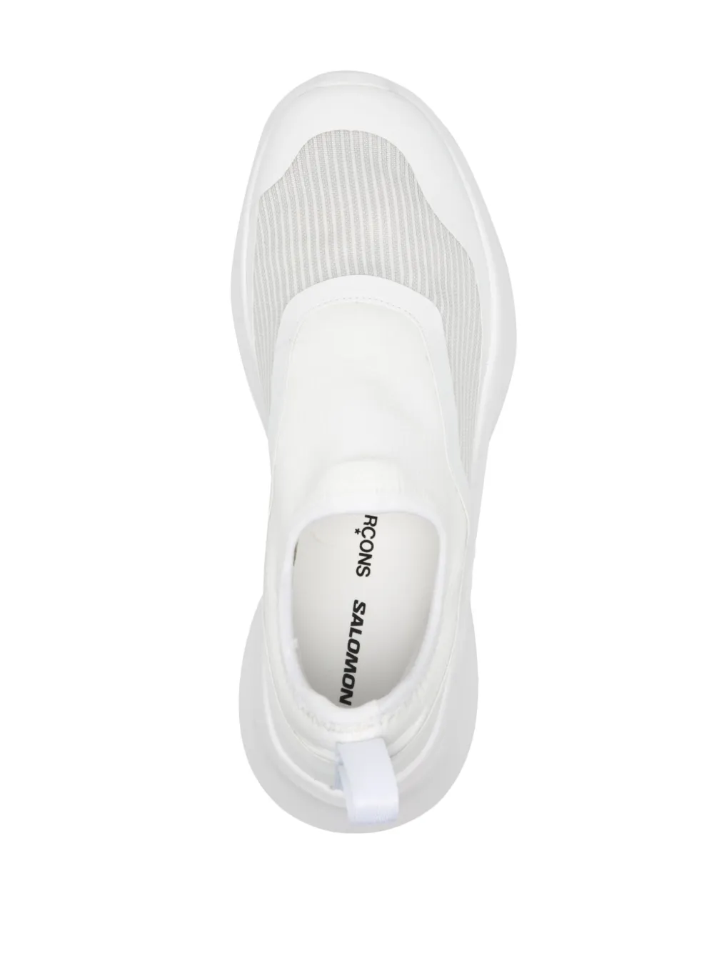 Comme Des Garçons Salomon Slip-on Platform Sneakers In White