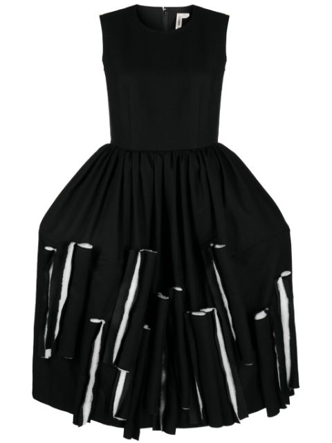 Comme Des Garçons layered sleeveless midi dress