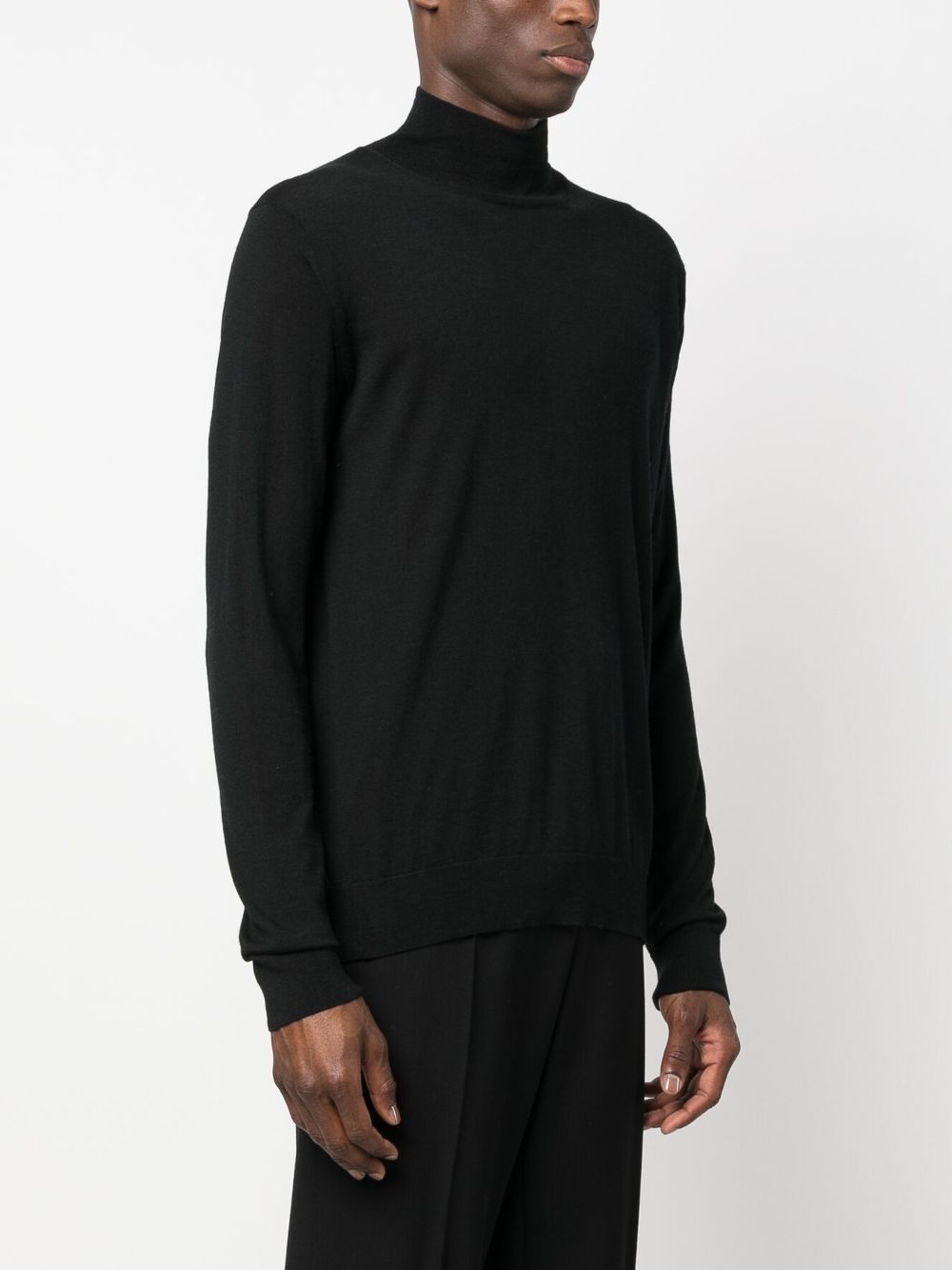 Lanvin roll-neck wool-blend jumper Men