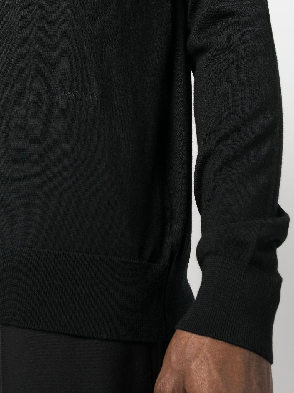 Lanvin roll-neck wool-blend jumper Men