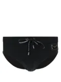 Dolce & Gabbana logo-plaque swim trunks - Black