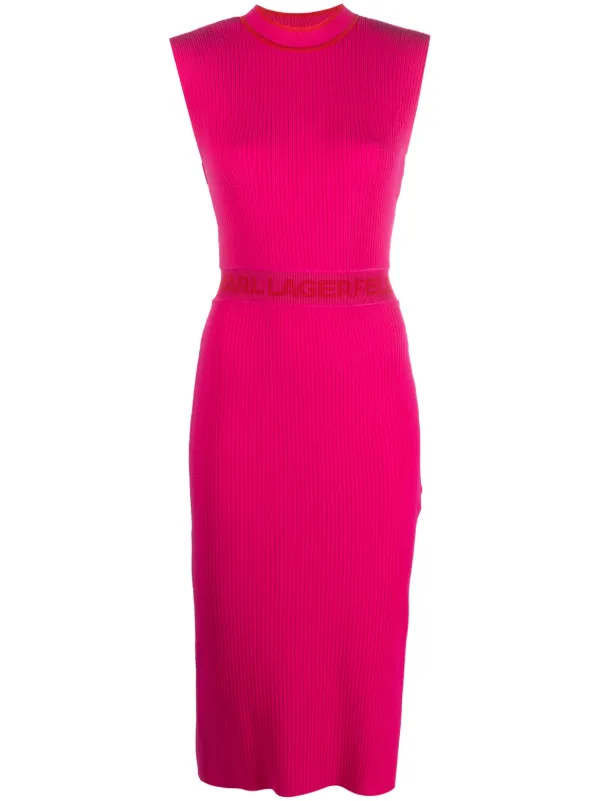 Karl lagerfeld pink outlet dress