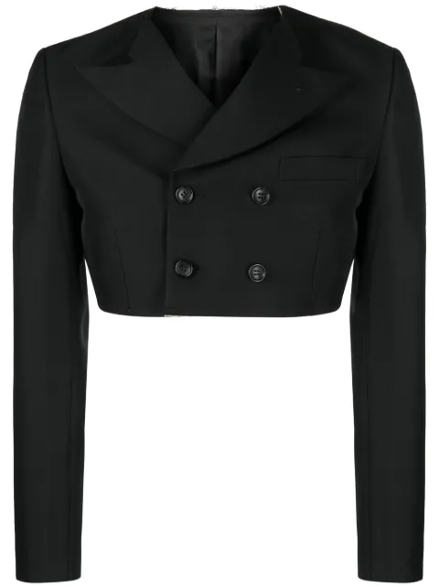 Comme des Garçons Homme Plus double-breasted cropped blazer