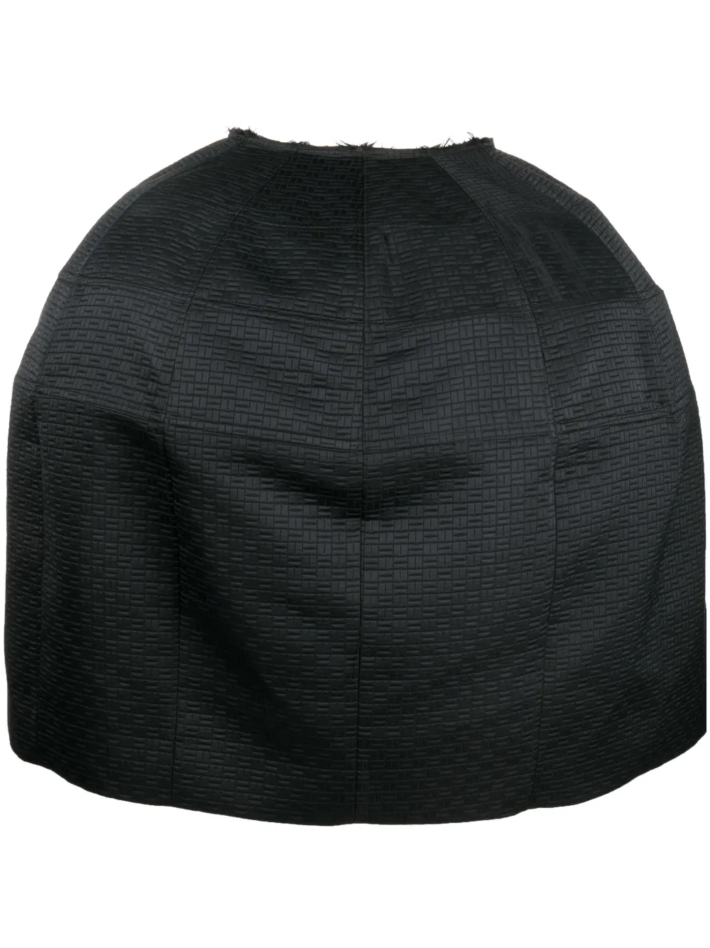 Comme Des Garçons panelled patterned-jacquard midi skirt Zwart