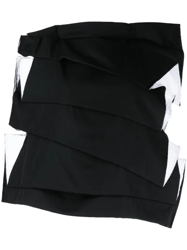 BLACK COMME des GARÇONS アシンメトリープリーツスカート