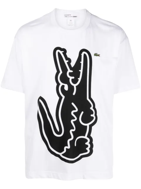 Comme Des Garçons Shirt تيشيرت قطن بطبعة شعار الماركة