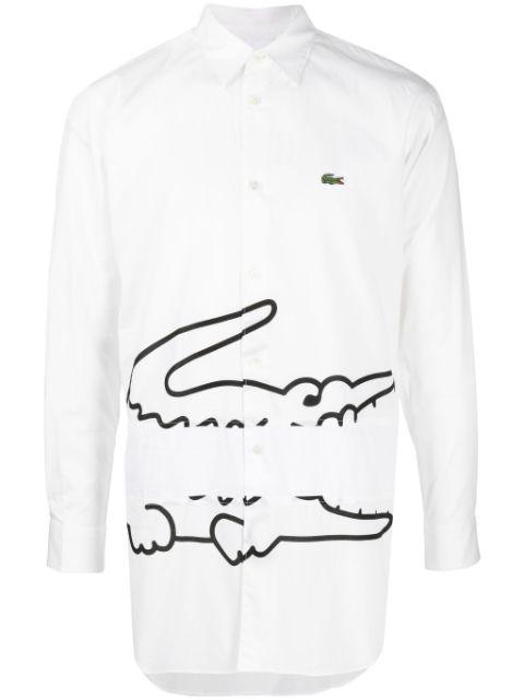 Comme Des Garçons Shirt x Lacoste cotton shirt