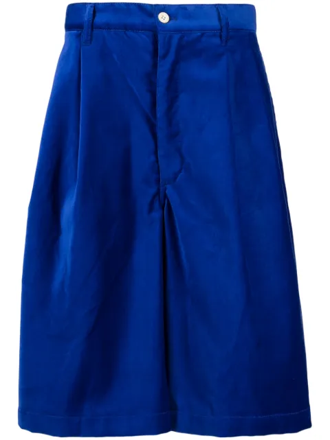 Comme Des Garçons Shirt pleat-detail bermuda shorts