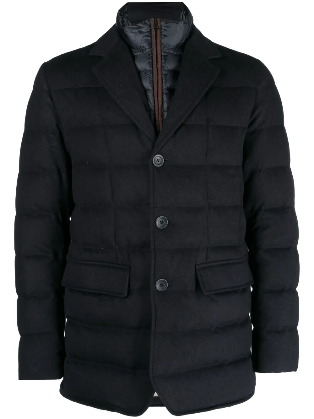Herno spread-collar padded jacket | Blue | Image 1
