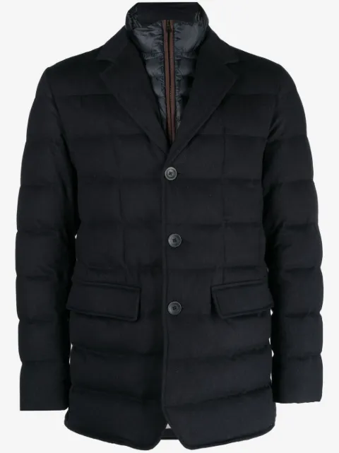 Herno spread-collar padded jacket