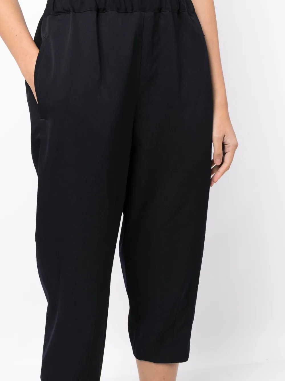 Comme Des Garçons Comme Des Garçons Broek met elastische tailleband Blauw