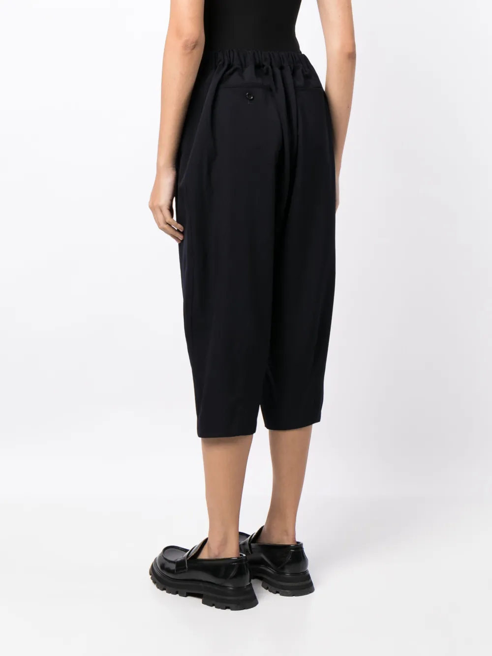 Comme Des Garçons Comme Des Garçons Broek met elastische tailleband Blauw