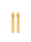 Susan Caplan Vintage 1980s tassel drop earrings - Gold