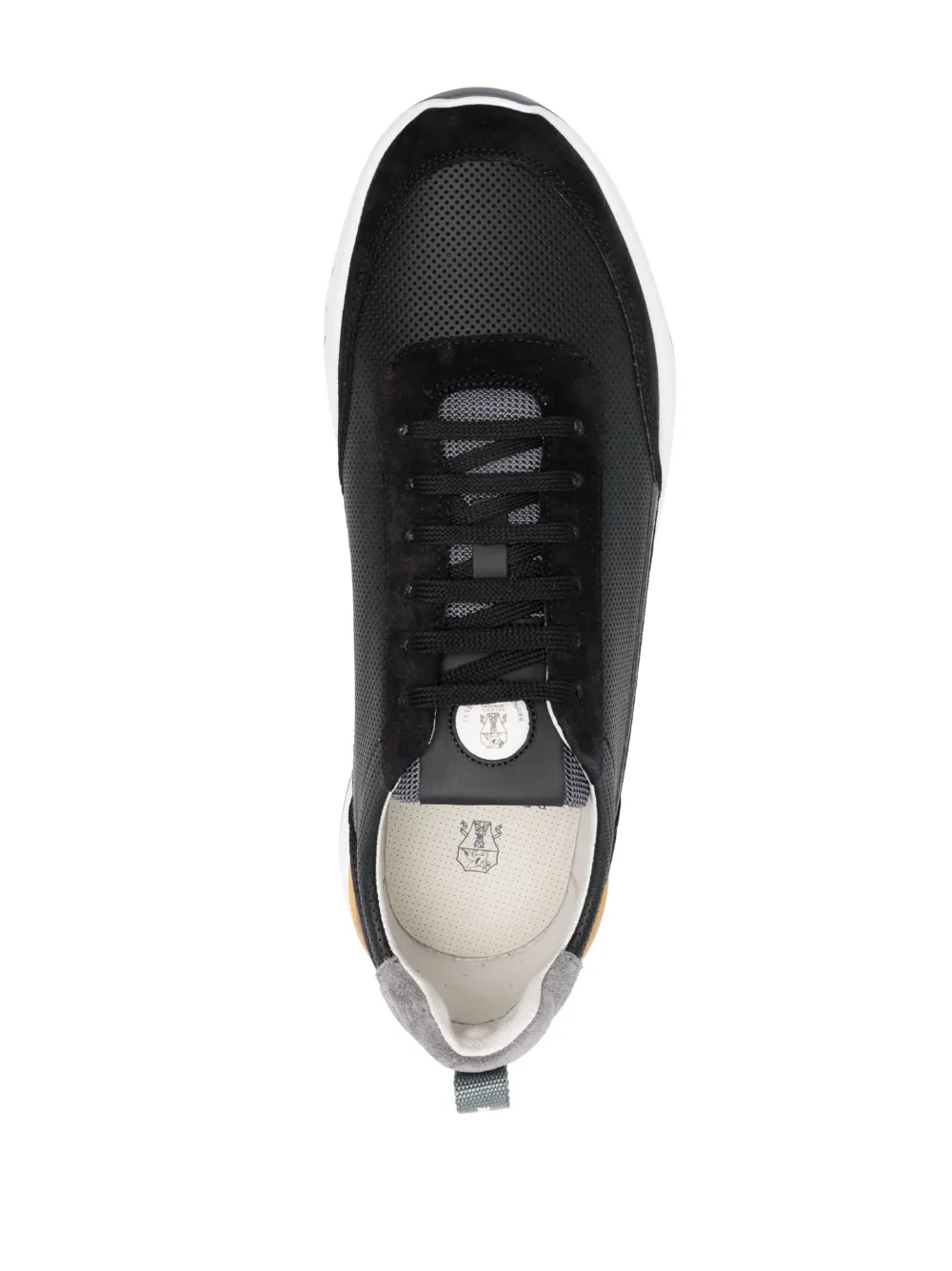 Metallic Panel Lace-Up Sneakers For Fashion-Forward Everyday Comfort With Lightweight Cushioned Sole For Women main image 1