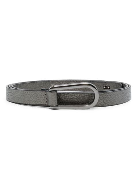 Peserico buckle-fastening leather belt