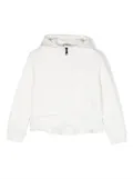 Moncler Enfant logo-patch cotton hooded jacket - Neutrals