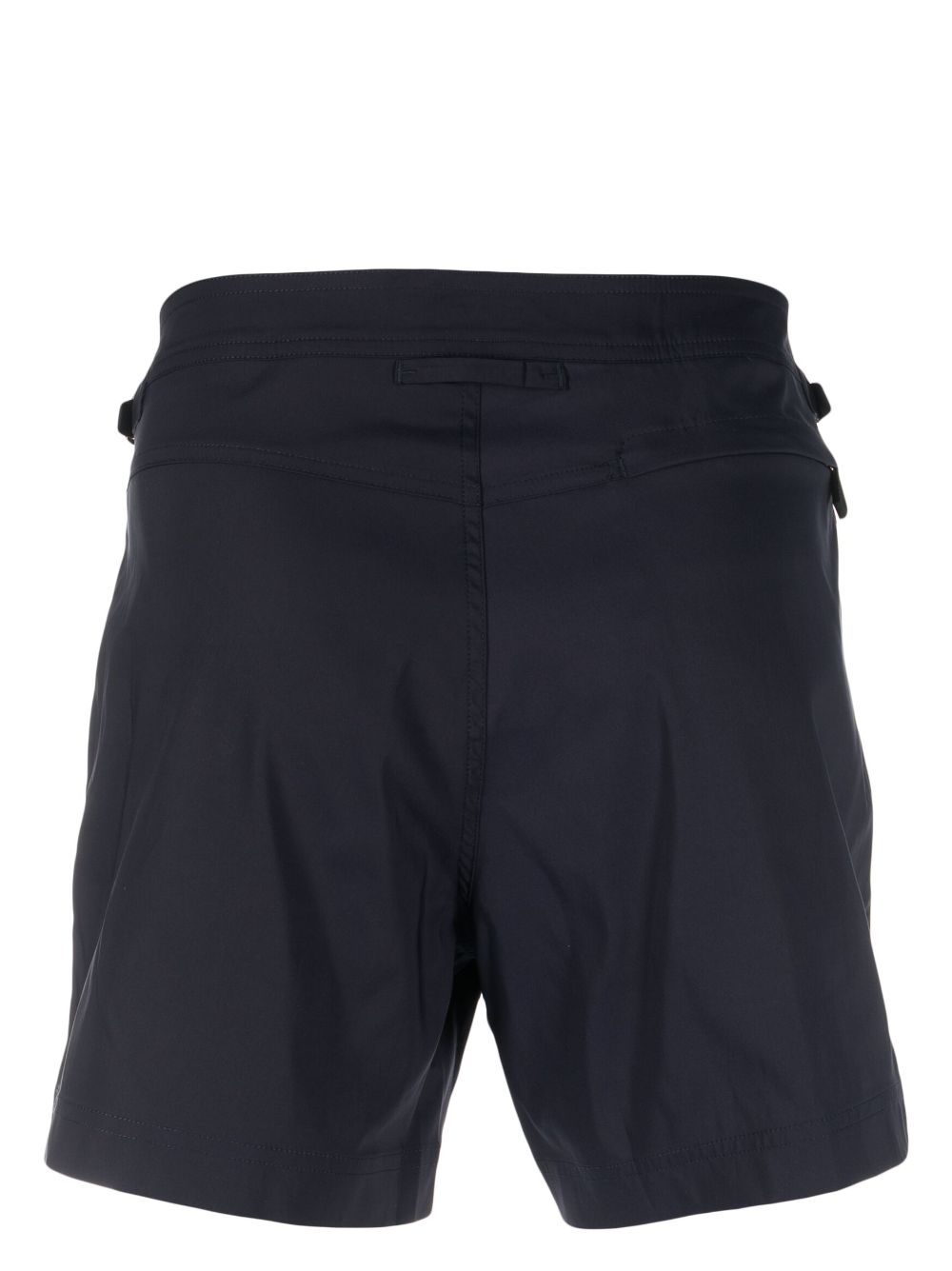 TOM FORD mid-rise straight-leg shorts - Blauw