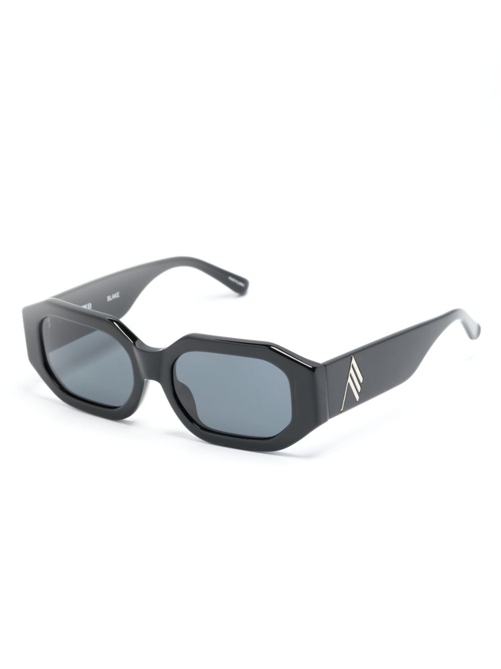 Image 2 of Linda Farrow x The Attico Blake rectangle-frame sunglasses