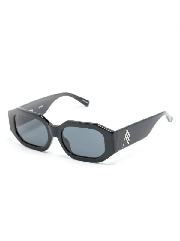 Linda Farrow x The Attico Blake rectangle-frame Sunglasses  display picture 1
