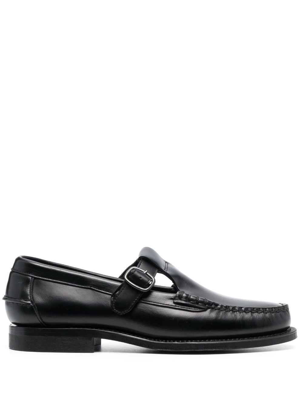 Shop Hereu Alber T-bar Loafers In Black