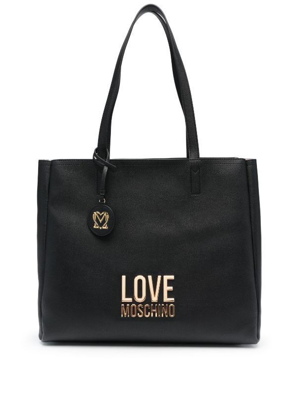 Love Moschino logo plaque Shoulder Bag Farfetch