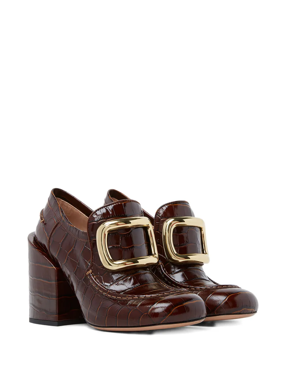 Sportmax leather pumps - Bruin