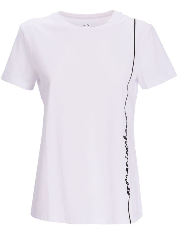 Armani Exchange logo-print short-sleeve T-shirt - Farfetch