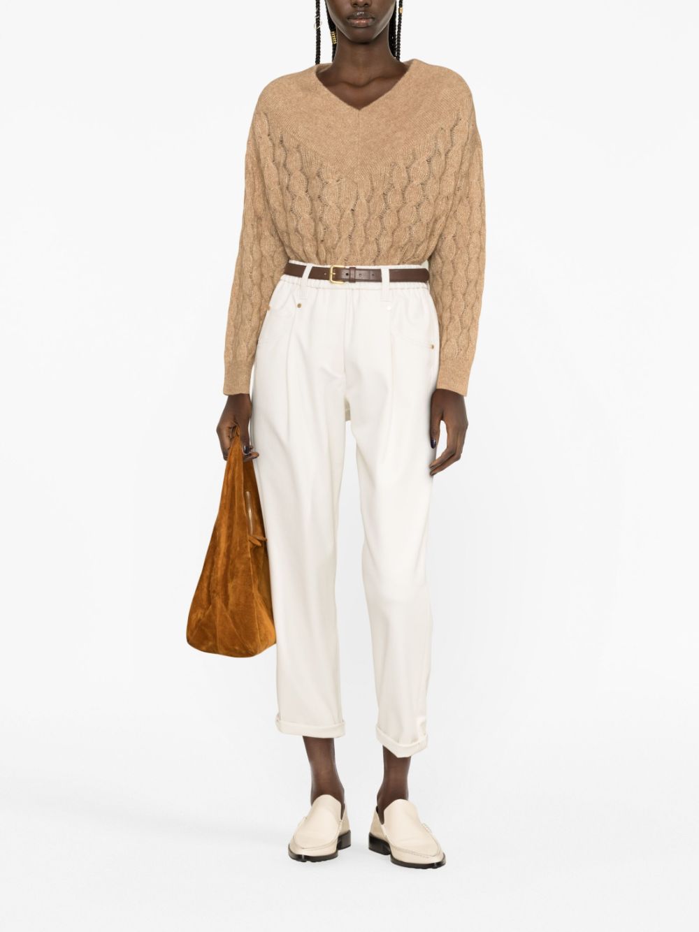 Brunello Cucinelli Straight broek - Beige