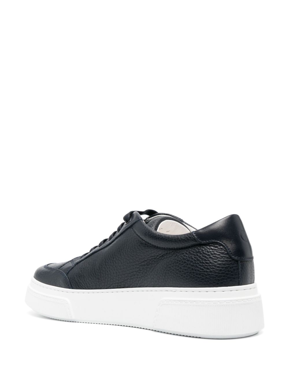 Giorgio Armani Herren pebbled leather sneakers Men