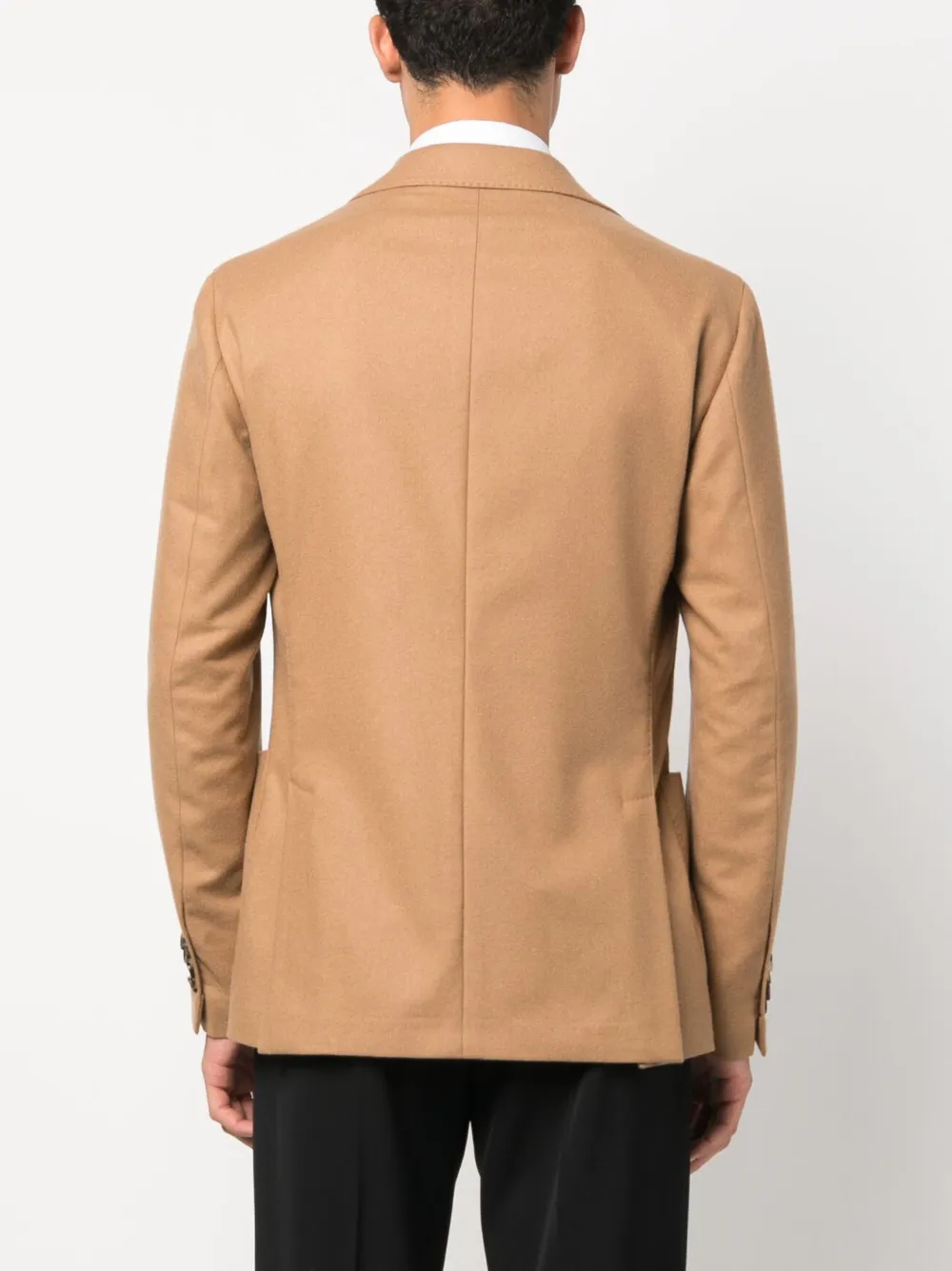 Lardini Blazer met enkele rij knopen Bruin