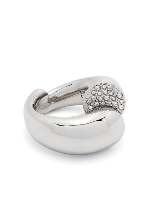 Lanvin Sequence rhinestone-embellished ring