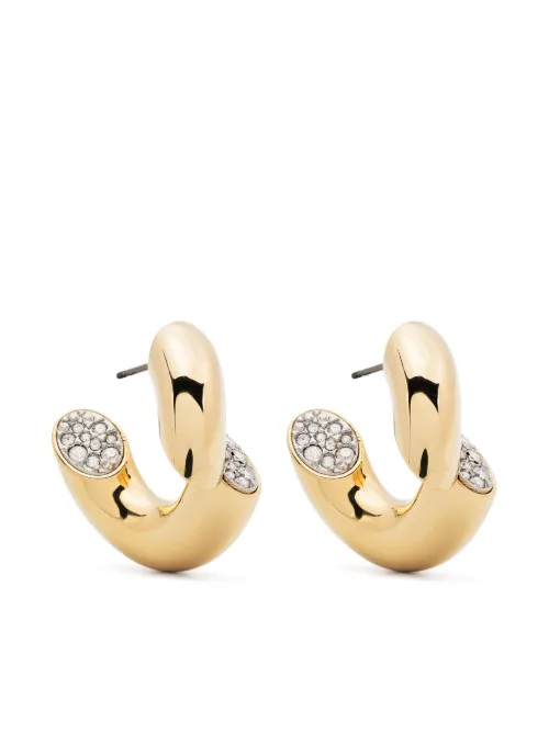 Boucles d'oreilles Sequence à strass - Lanvin - Modalova