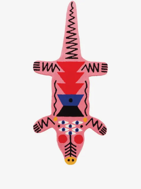 Qeeboo Oggian Crocopink M carpet
