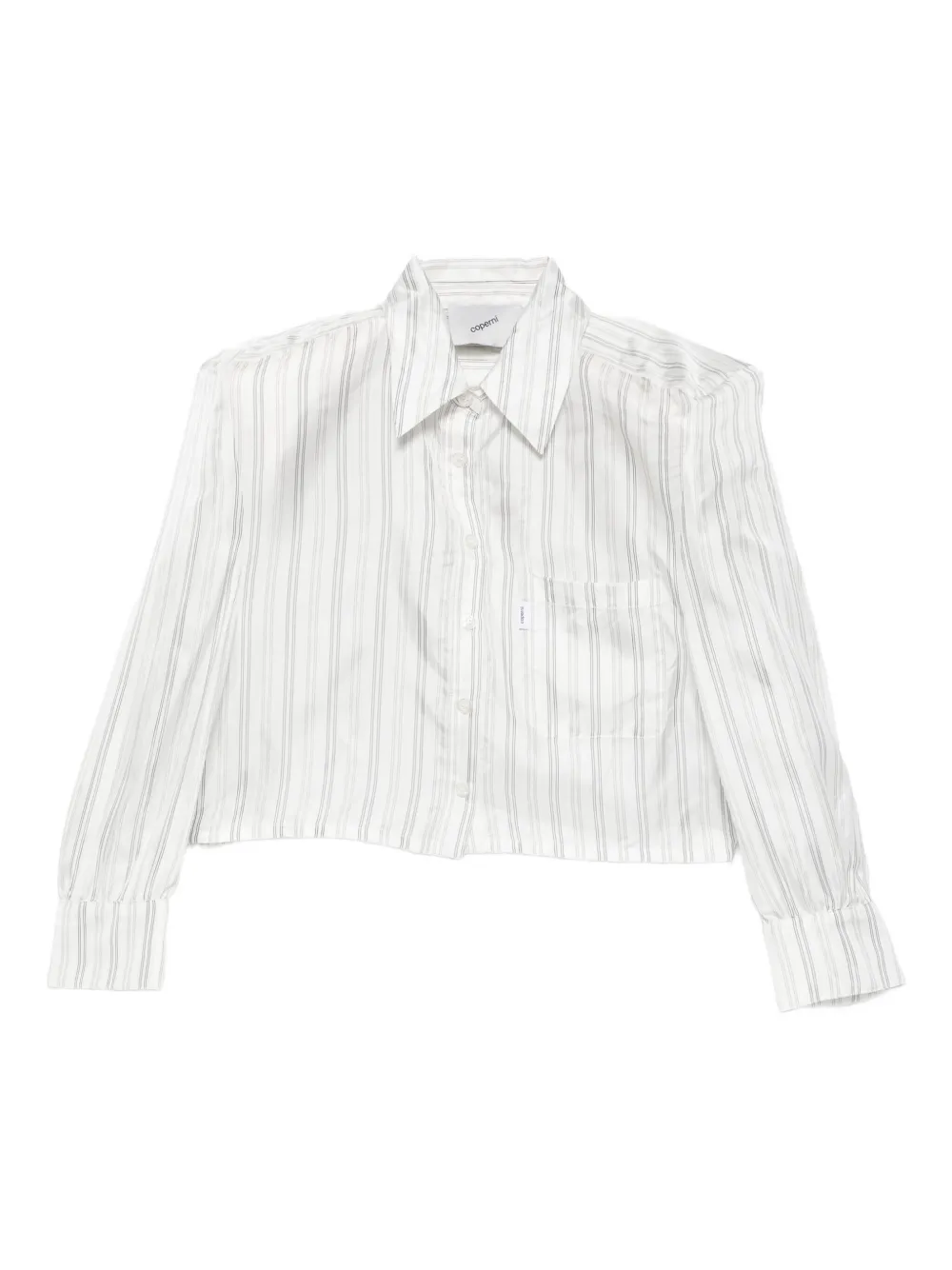 Coperni Gestreepte blouse Beige