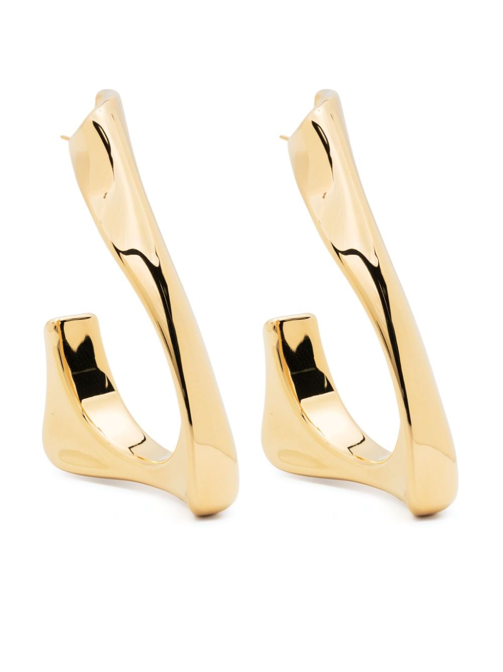 Colville Hepworth Sculpted Earrings In Gold