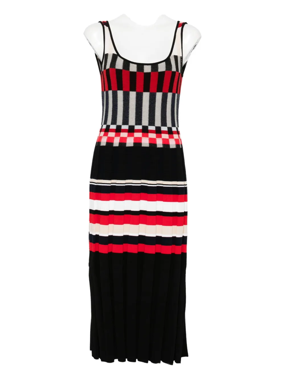 colville Abito midi Madras - Nero