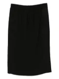 colville drawstring midi skirt - Black