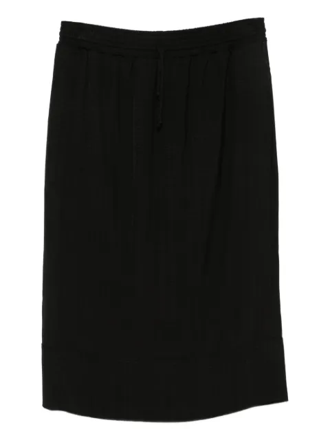 colville drawstring midi skirt