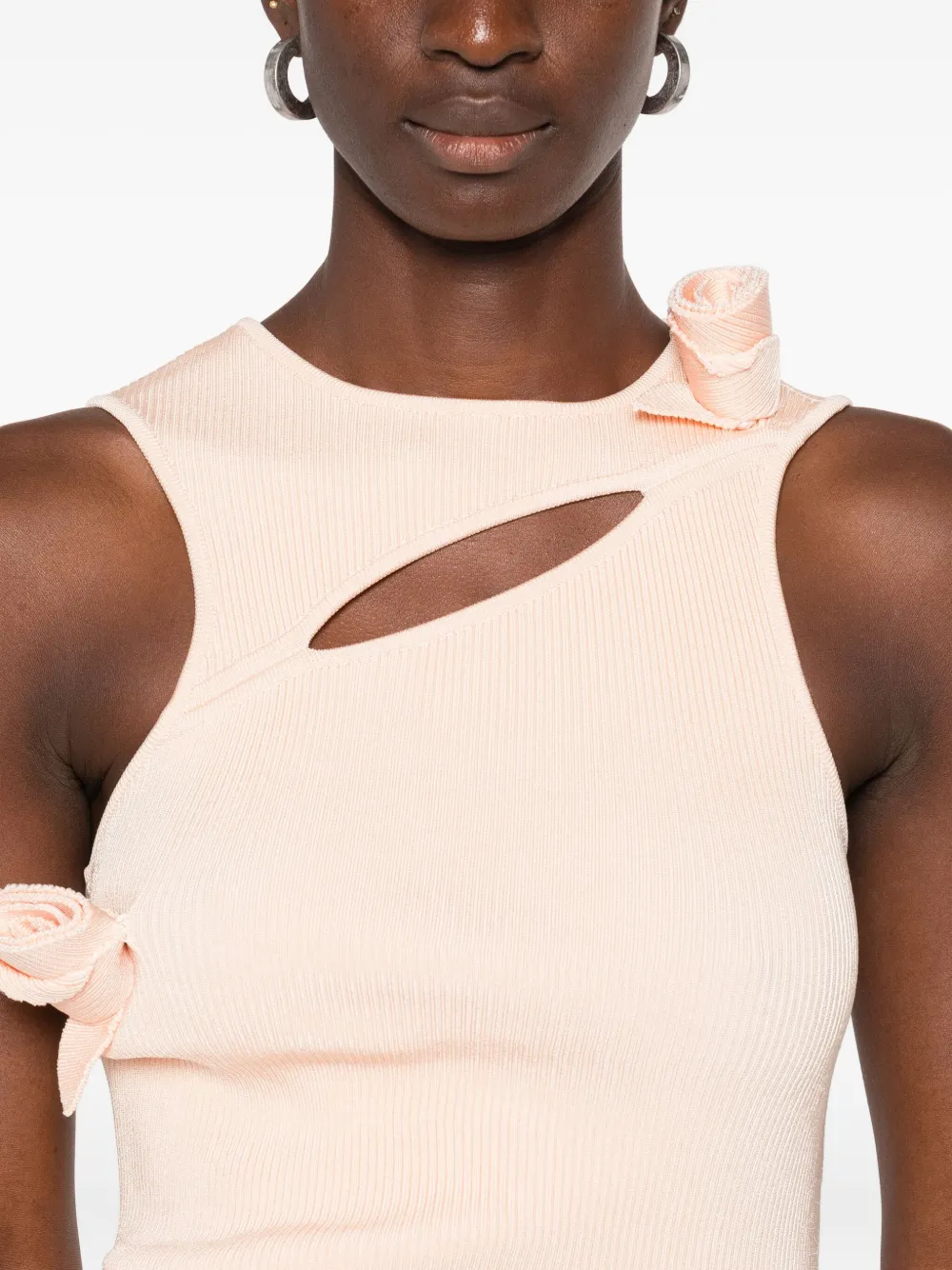 Coperni Gebreide mini-jurk Roze