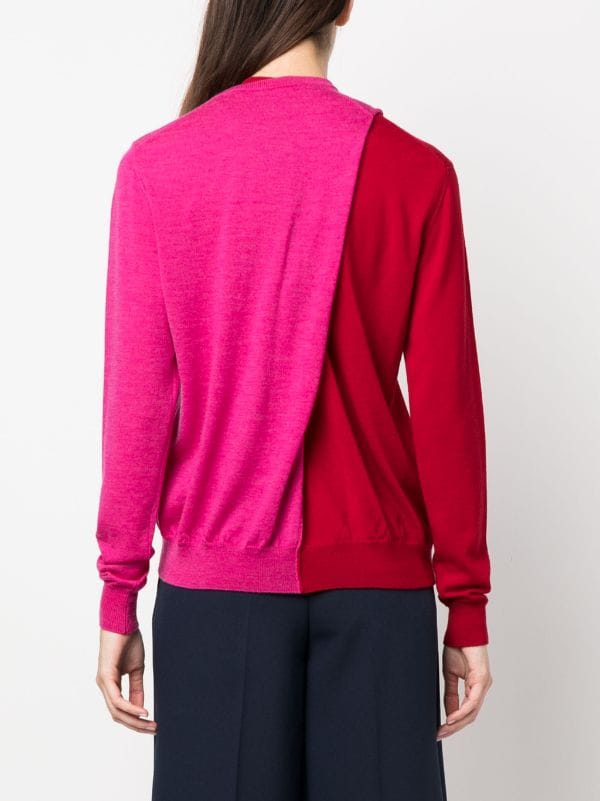 Colville contrasting-detail fine-knit Sweatshirt - Farfetch