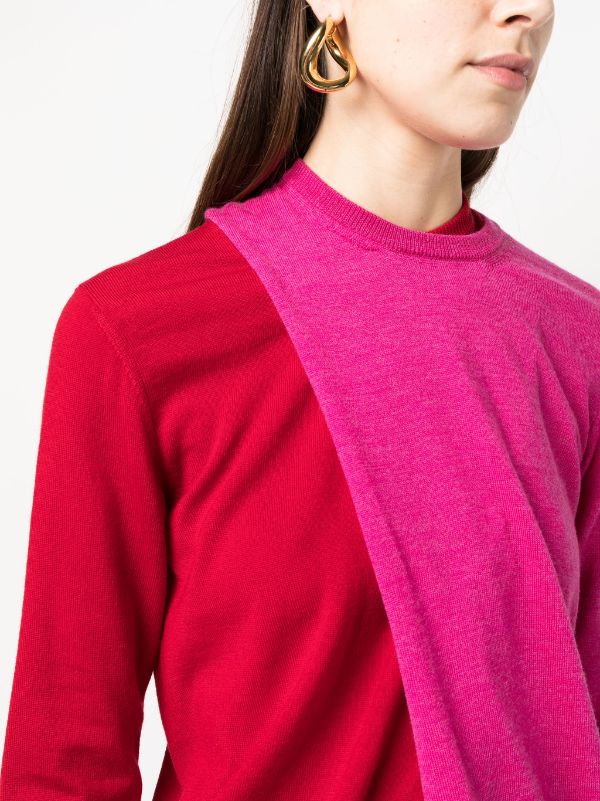 Colville contrasting-detail fine-knit Sweatshirt - Farfetch