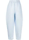 Enföld Formed Egg crinkled tapered pants - Blue