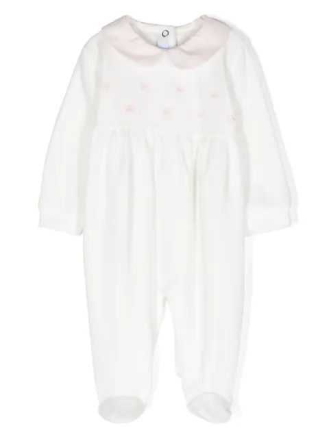 Siola Pyjama mit Blumenstickerei